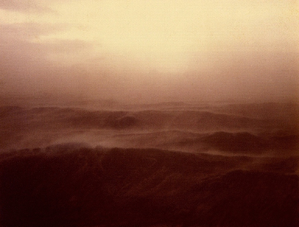 View from the USCGC Winnebago during heavy seas.