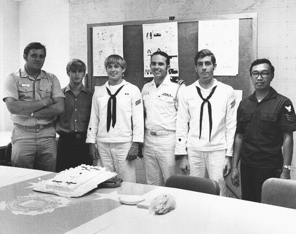 USCGD14 Public Relations Office celebrating Ron Marlett's cartoons.