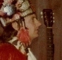 Ron Marlett playing drums for the Manuia Tahiti dance group.