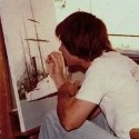Ron Marlett working on his painting of the USRC McCulloch.