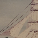 Ron Marlett's painting of the clipper ship Stag Hound.