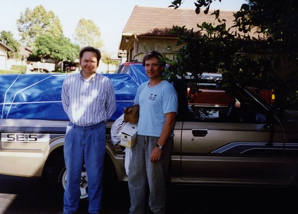 Ron Marlett and his brother Rich drive back east for a show.