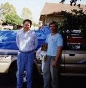 Ron Marlett and his brother Rich drive back east to display the military paintings.