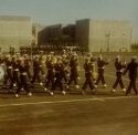 Ron Marlett in the US Coast Guard Marching Band.