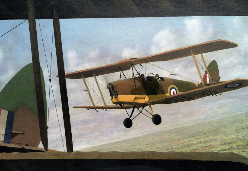 British Tiger Moth Tainer-1939 by Ron Marlett