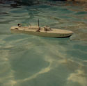 Ron Marlett's model of a Coast Guard cutter.