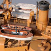 Detail from Ron Marlett's model of the USS Oregon.