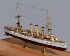 Ron Marlett's model of the SMS Emden.