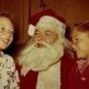 Ron Marlett and his brother Rich and father Howard at Christmas.