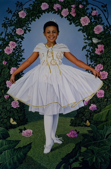 Ron Marlett's portrait of Tiffany Alexis Zow.
