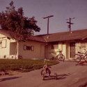 Ron Marlett's family home in Canoga Park.