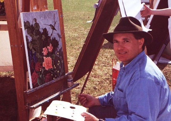 Ron Marlett giving a demonstration in Thousand Oaks.